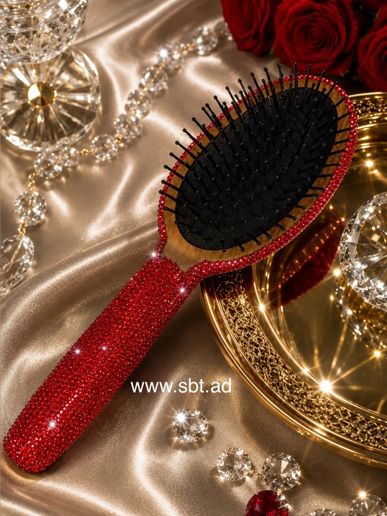 Sparkling Bling Things Accessories - NWT Rhinestone Hair Brush Sparkling Bling Swarovski Crystal +Gift